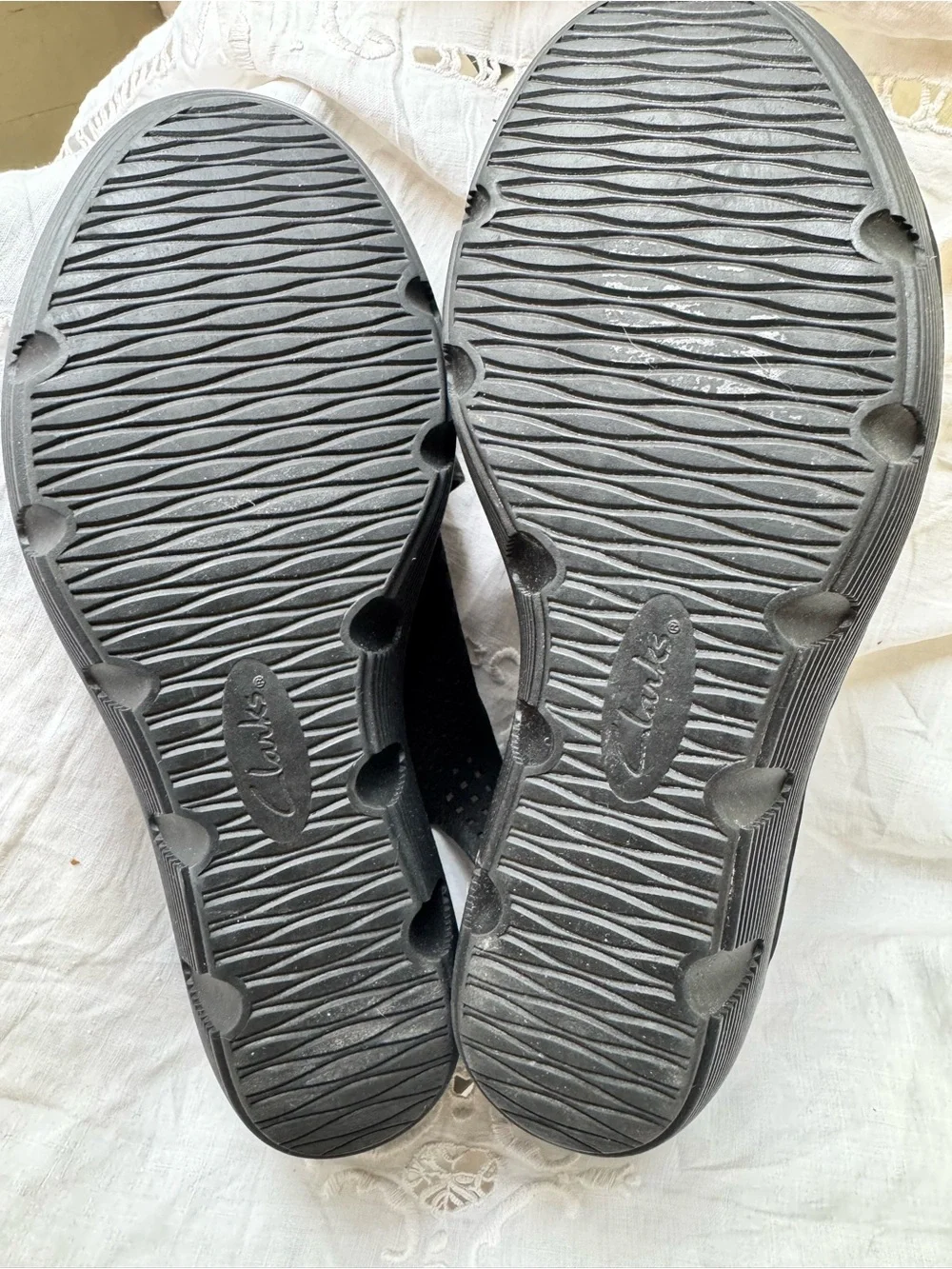 Women's Clarks Reedly Variel Wedge Sandal black